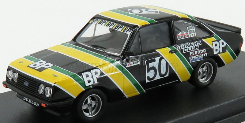 Trofeu Ford england Escort Mkii Rs 2000 N 50 24h Spa 1979 A.c.verney - Delaunay - Grandet 1:43 Žlutá Černá Zelená