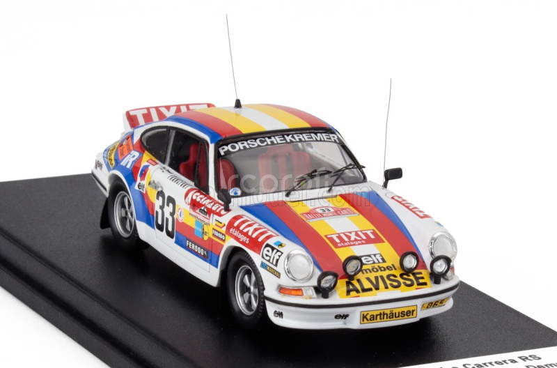 Trofeu Porsche 911 Carrera Rs Coupe (night Version) N 33 Rally Montecarlo 1976 Nicolas Koob - Nico Demuth 1:43 Různé