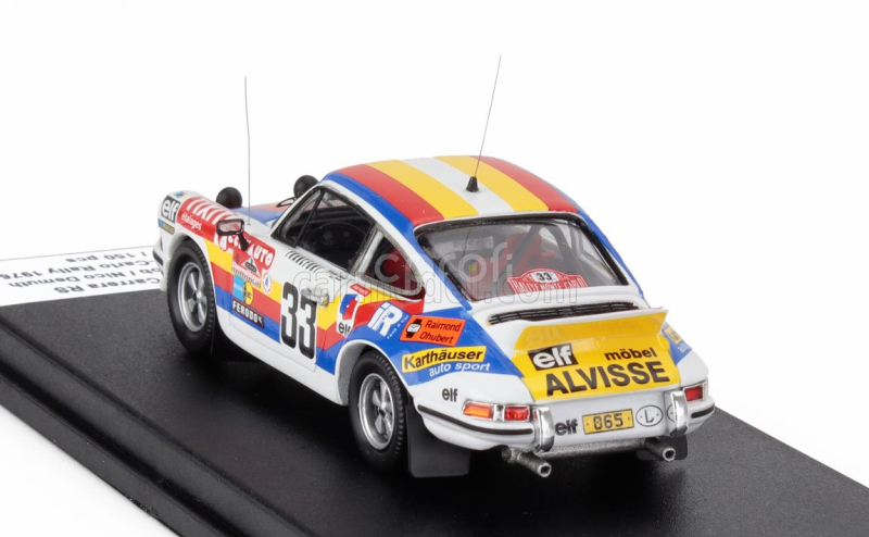 Trofeu Porsche 911 Carrera Rs Coupe (night Version) N 33 Rally Montecarlo 1976 Nicolas Koob - Nico Demuth 1:43 Různé