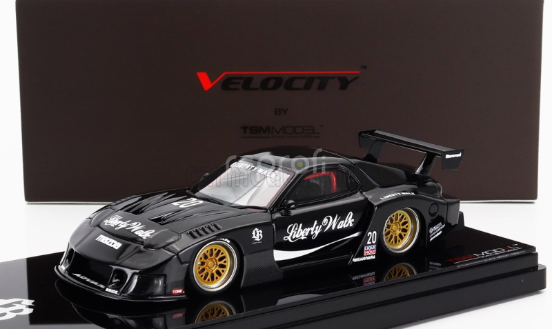 Truescale Mazda Rx-7 Lb Works Super Silhouette 2006 1:43 Black