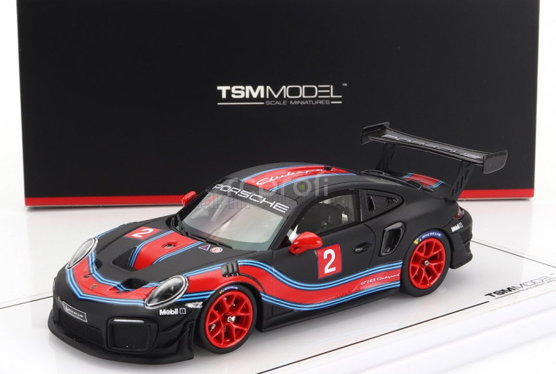 Truescale Porsche 911 991 Gt2 Rs Coupe N 2 Clubsport 2018 1:43 Černá Červená Světle Modrá
