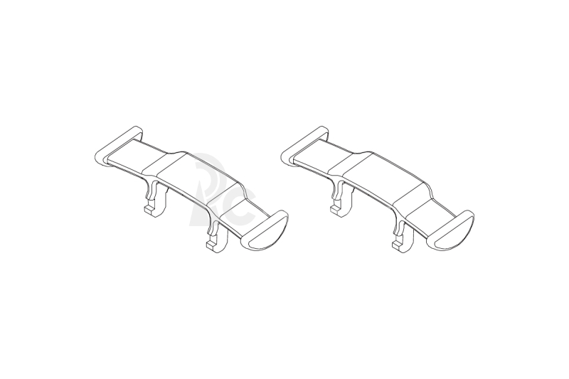 Turbo Racing zadní spoiler C64 2ks