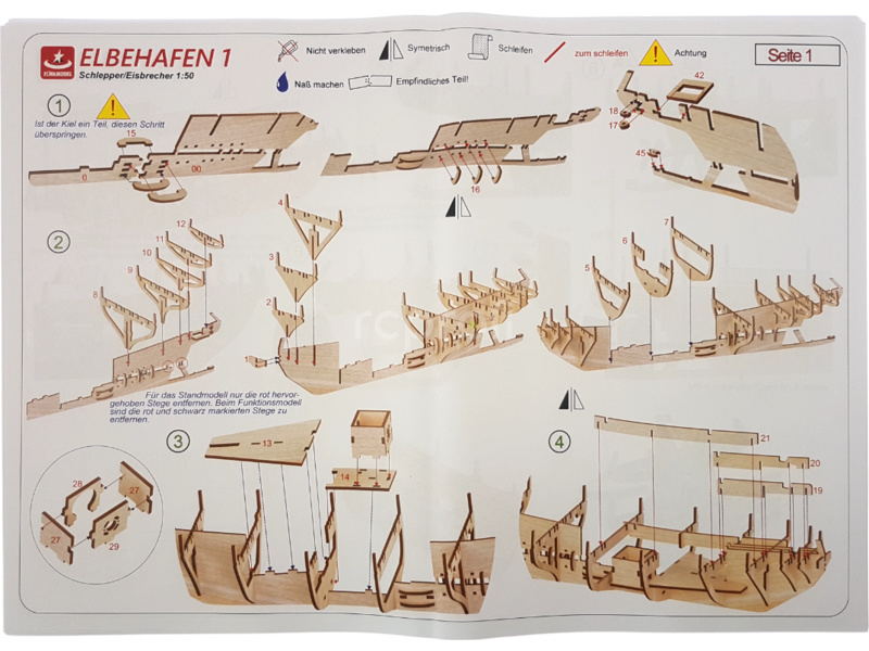 Türkmodel Elbehafen 1 1:50 kit