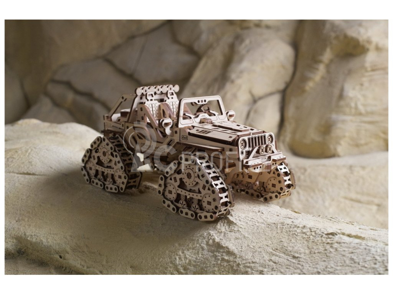 Ugears 3D dřevěné mechanické puzzle Triceratops