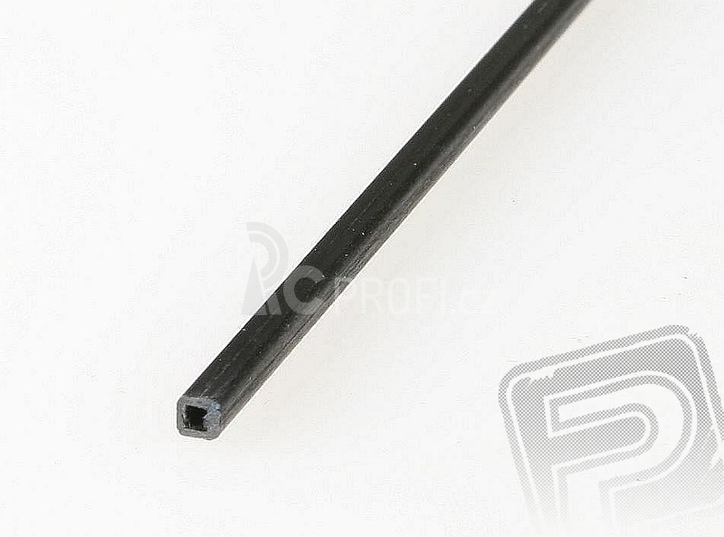 Uhlíkový hranol dutý 3mm/2mm 1m