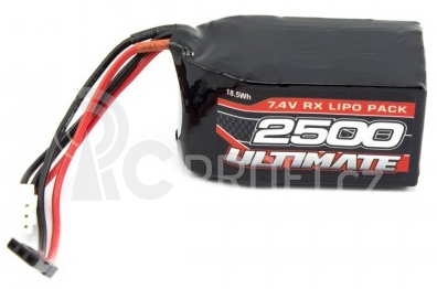 ULTIMATE 7.4V 2500mAH LiPo sada pyramida JR