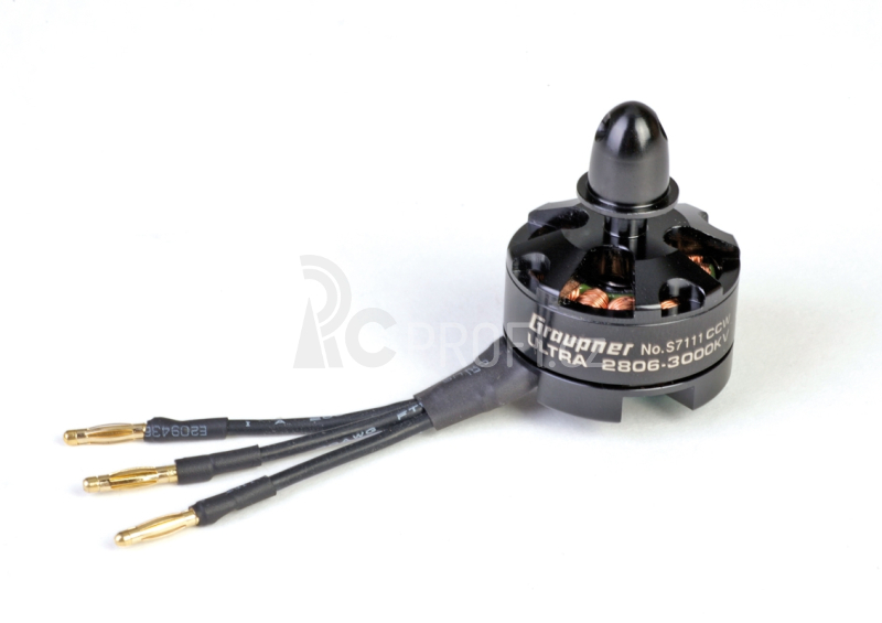 ULTRA 2806-3000KV Brushless Motor CCW/levotočivý/tlač. a pravotočivý závit