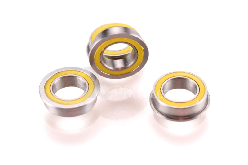 Ultra kuličkové ložiska 6x10x3mm s límcem, 4 ks.