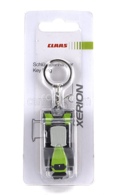 Universal hobbies Claas Portachiavi - Keyring Xerion 12.650 Cingolato Tractor 2020 - Cm. 5.8 1:87 Zelená Šedá