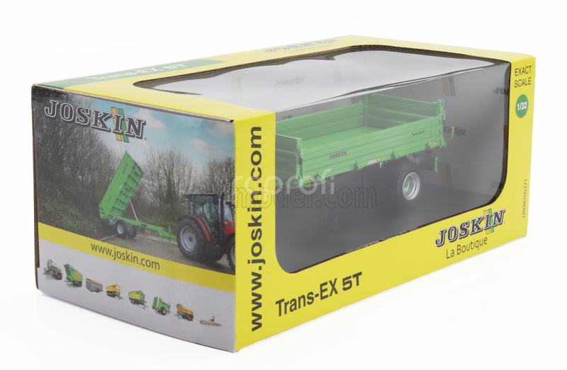 Universal hobbies Joskin Trailer Trans-ex 5t 2010 1:32 Zelená