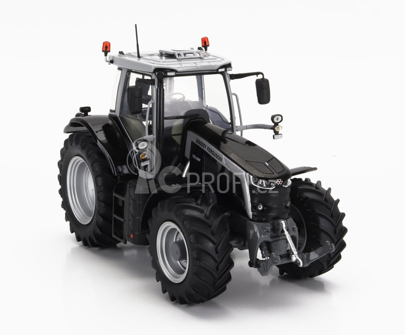 Universal hobbies Massey ferguson Mf7s.190 Tractor Black Edition 2022 1:32 Černá Stříbrná