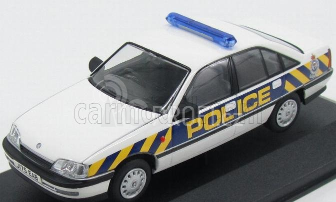 Vanguards Vauxhall Carlton 2.6li West Mercia Police 1989 1:43 Bílá Modrá Žlutá