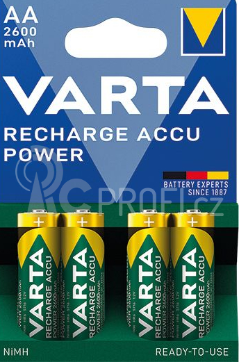 VARTA 5716 AA mignon accu 2600 mAh NiMH 4ks