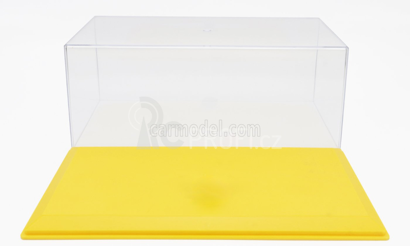 Vetrina display box Vetrina display box Box For 1/18 Base In Plastica Gialla - Plastic Leather Base Yellow - Lungh.length Cm 33.5 X Largh.width Cm 17.3 X Alt.height Cm 13.0 (altezza Interna Interior Height Cm 11.0) 1:18 Plastový Displej - Žlutý