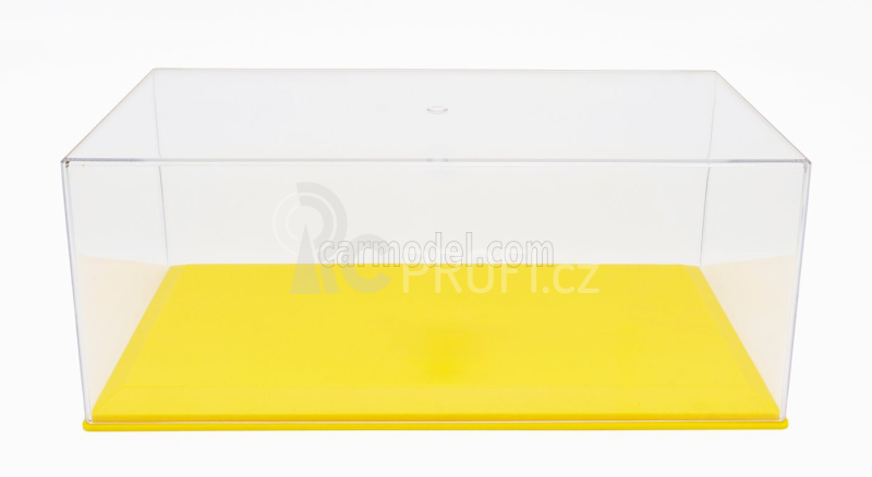 Vetrina display box Vetrina display box Box For 1/18 Base In Plastica Gialla - Plastic Leather Base Yellow - Lungh.length Cm 33.5 X Largh.width Cm 17.3 X Alt.height Cm 13.0 (altezza Interna Interior Height Cm 11.0) 1:18 Plastový Displej - Žlutý