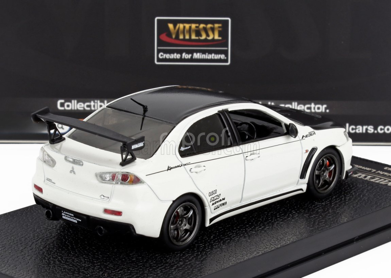 Vitesse Mitsubishi Lancer Evolution X 2008 1:43 Pearl White