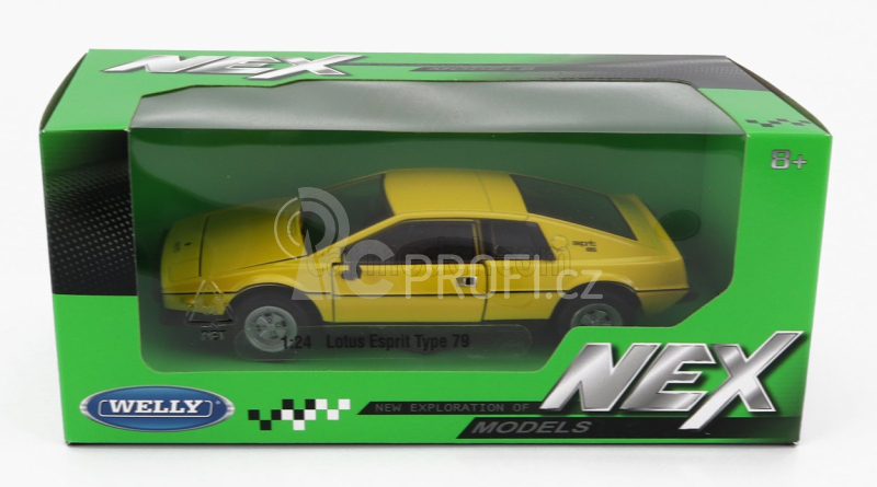 Welly Lotus Esprit Type 79 1987 1:24 Žlutá