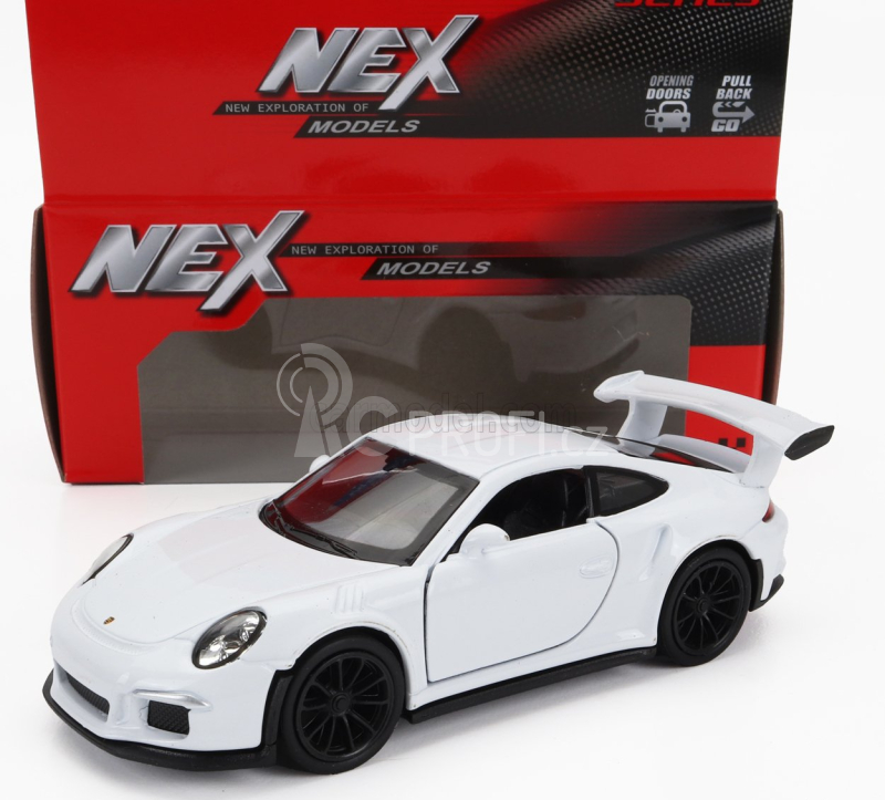 Welly Porsche 911 991 Gt3 Rs Coupe 2014 1:34 Bílá