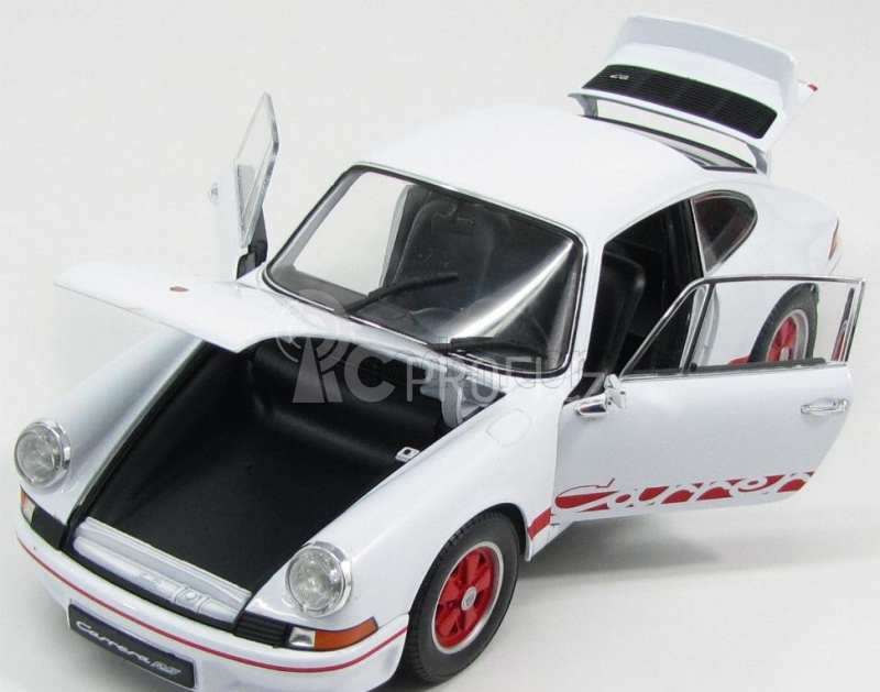 Welly Porsche 911 Carrera Rs 2.7 Coupe 1973 1:18 Bílá Červená