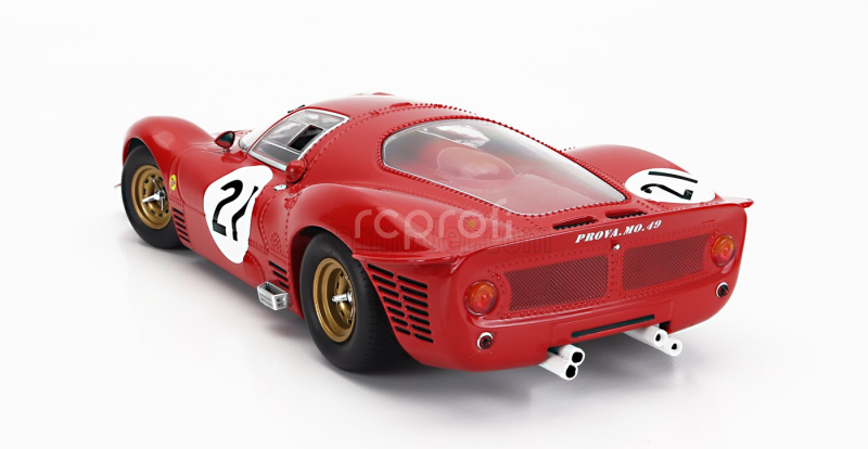 Werk83 Ferrari 330 P3 4.0l V12 Coupe Team Ferrari Sefac N 21 24h Le Mans 1966 Lorenzo Bandini - Jean Guichet 1:18 Red