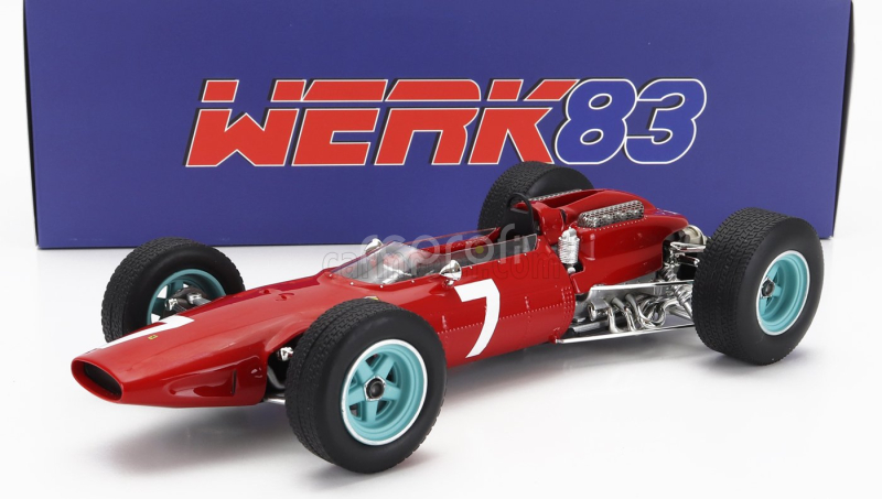Werk83 Ferrari F1  158 Team Scuderia Ferrari N 7 World Champion Winner Germany Gp 1964 John Surtees 1:18 Red