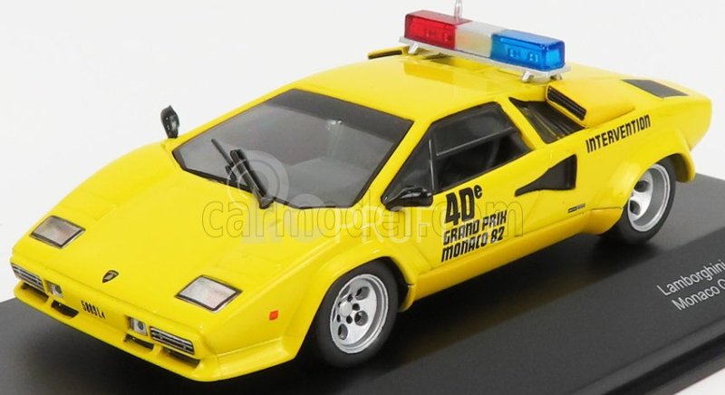 Werk83 Lamborghini Countach 5000s Safety Car F1 Gp Monaco 1982 1:43 Žlutá