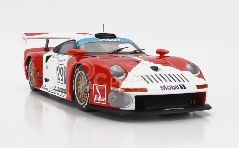 Werk83 Porsche 911 Gt1 3.2l Turbo Team Societe Jb N 29 24h Le Mans 1997 A.ferte - J.von Gartzen - O.thevenin 1:18 Červená Bílá