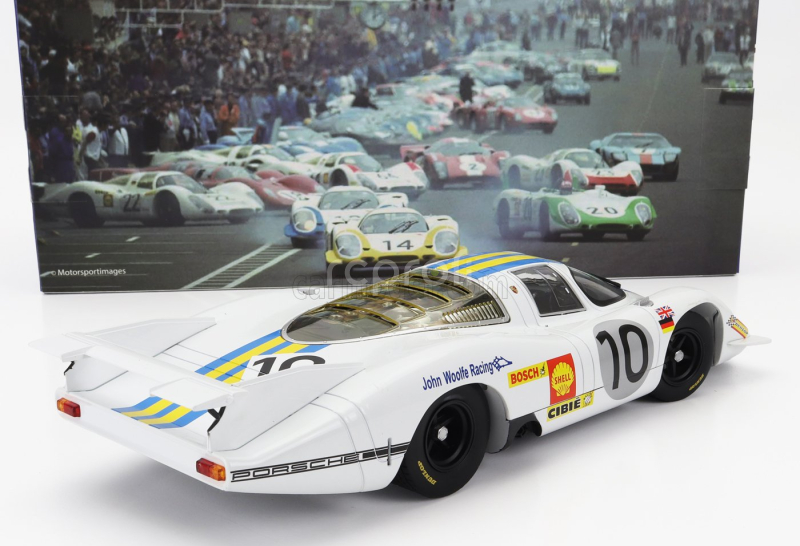 Werk83 Porsche 917 Lh 4.5l Team John Woolfe Racing N 10 24h Le Mans 1969 John Woolfe - Herbert Linge 1:18 Bílá