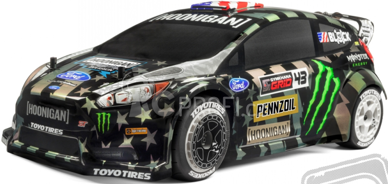 WR8 FORD FIESTA ST RX43 FLUX s karoserií Ken Block Gymkhana