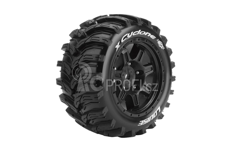 X-CYCLONE SPORT 1/5 24mm hex Black Rims