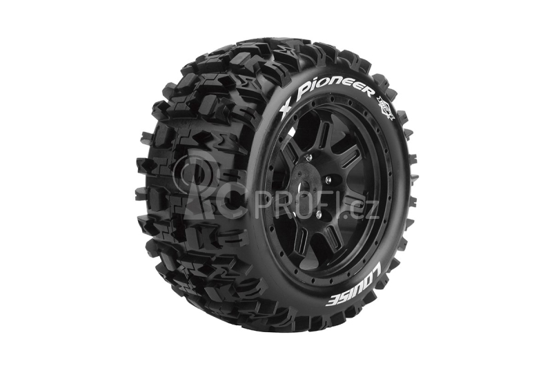 X-PIONEER SPORT 1/5 24mm hex Black Rims