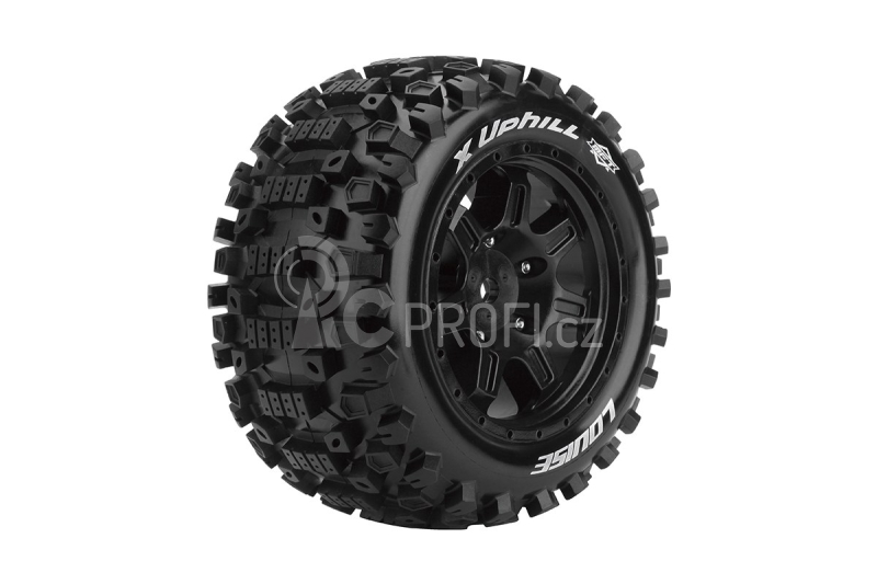 X-UPHILL SPORT 1/5 24mm hex Black Rims