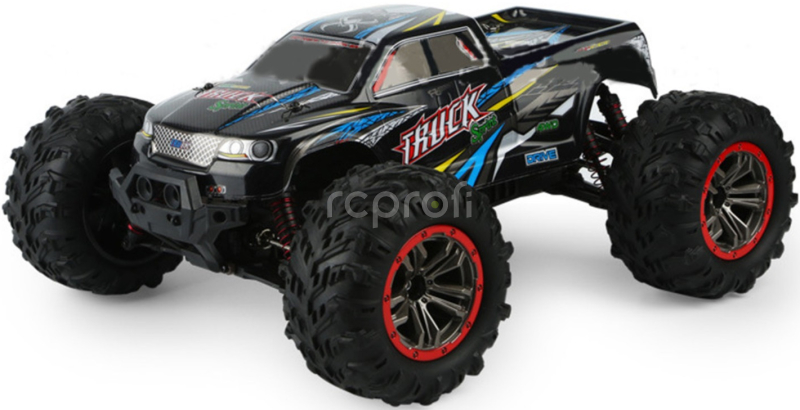 RC monster truck 9125, modrá + náhradní baterie