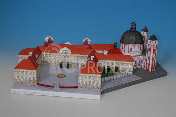 Zámek Jaroměřice n. Rokytnou - papírový model 1:350