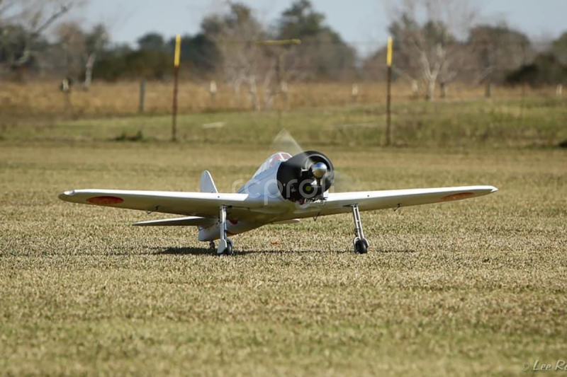RC letadlo Zero A6M 2,18m (Zatahovací podvozek), bílá