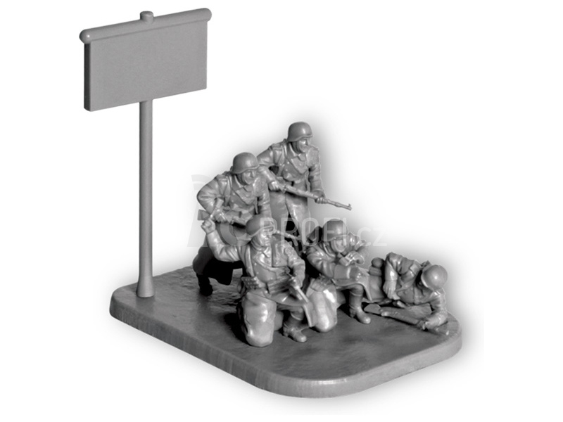 Zvezda figurky - německá pěchota (zimní uniforma) (1:72)