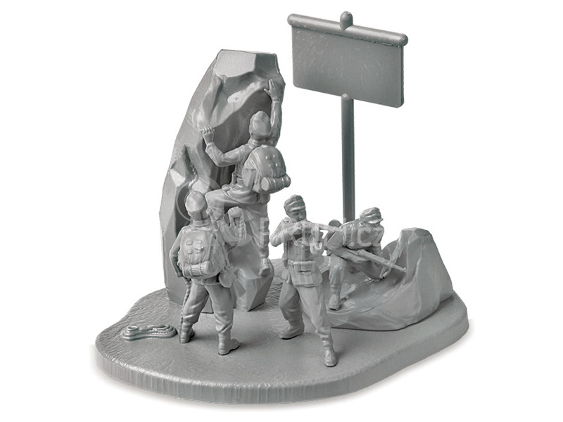 Zvezda figurky - němečtí Gebirgsjäger (1:72)