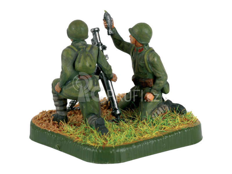 Zvezda figurky - sovětský 82mm minomet s vojáky (1:72)