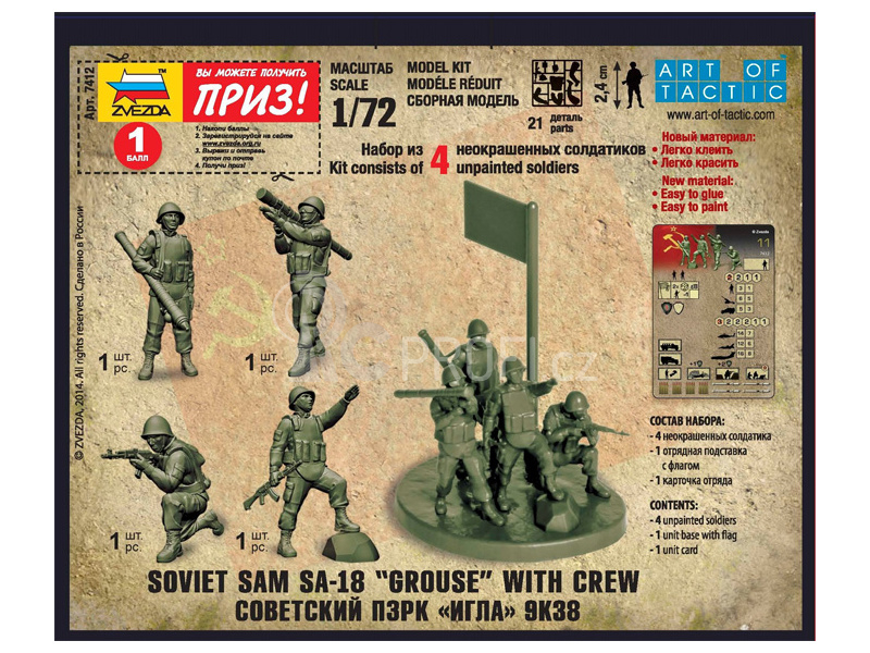 Zvezda figurky Soviet PZRK 