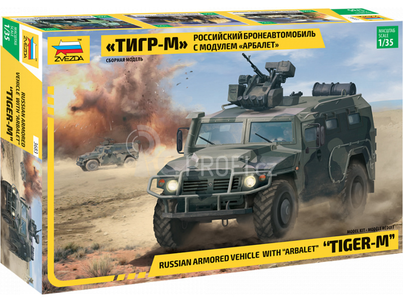 Zvezda GAZ Tiger w/Arbalet (1:35)