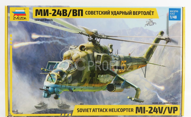 Zvezda Helicopter Mi-24b Soviet Attak 2009 1:48 /