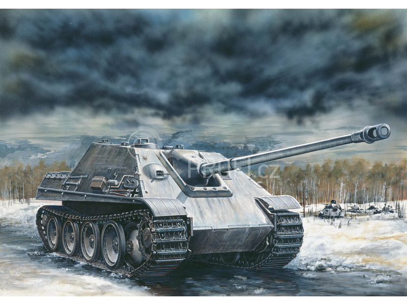 Zvezda Sd.Kfz.173 německý těžký stíhač tanků Jagdpanther (1:100)