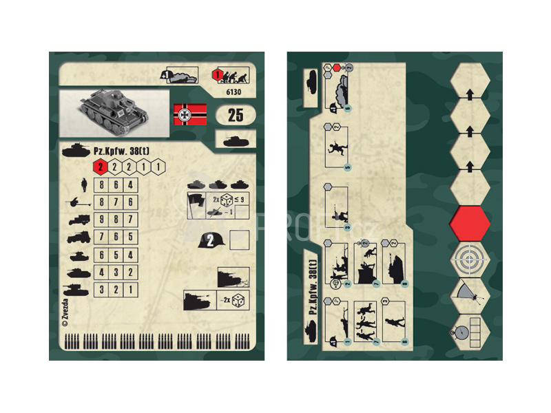 Zvezda Snap Kit - Panzer 38 (t) (1:100)