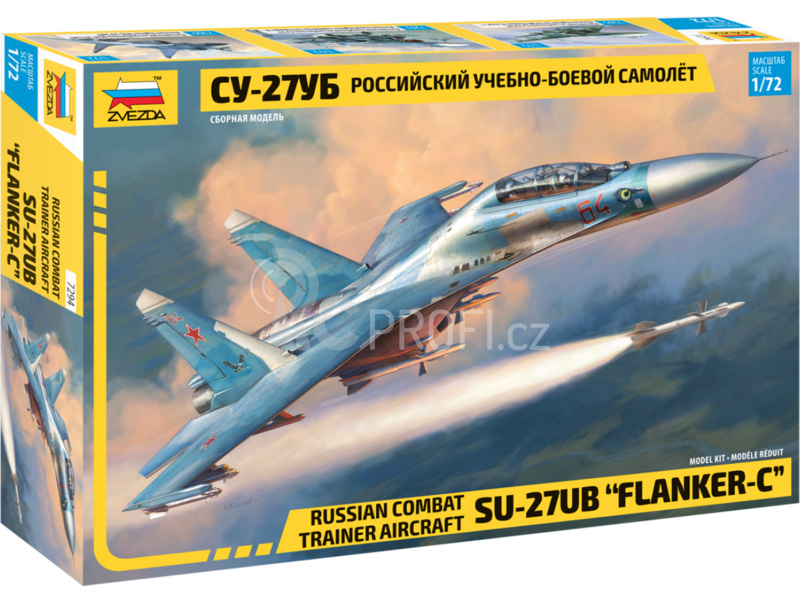 Zvezda Sukhoi SU-27 UB Flanker-C (1:72)