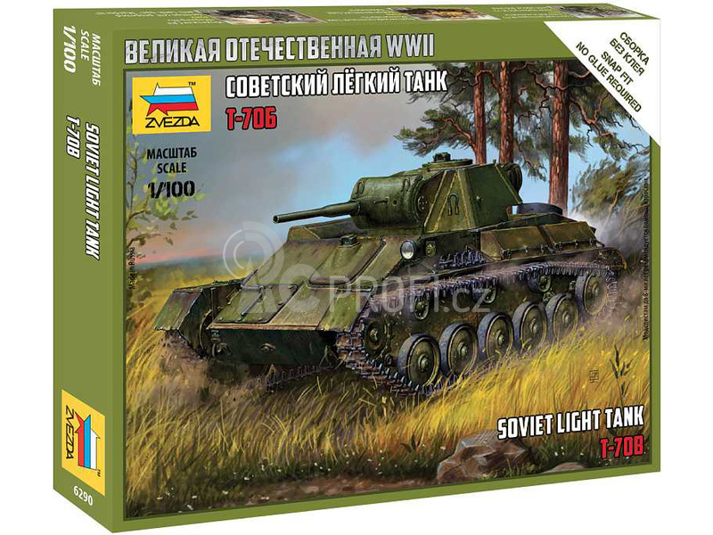 Zvezda T-70B (1:100)
