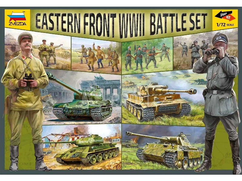 Zvezda východní fronta WWII (1:72)