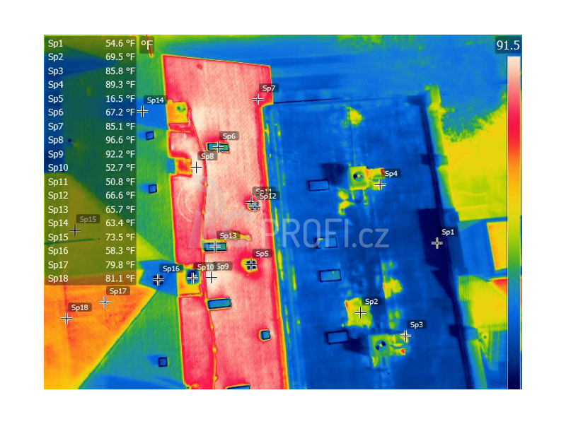 Yuneec radiometrická termokamera E20Tvx 640x512