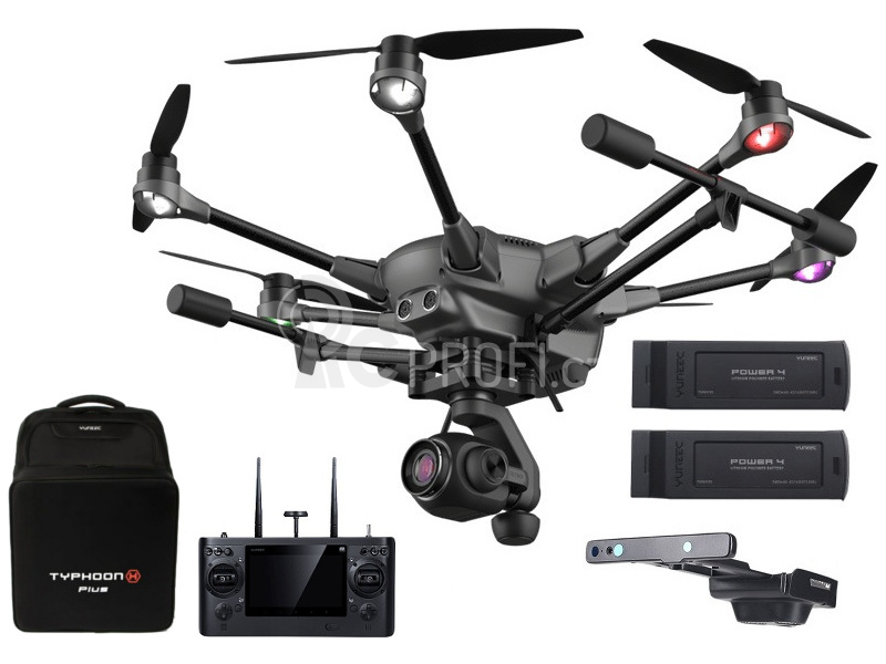 Yuneec Typhoon H Plus s Intel RealSense, batoh