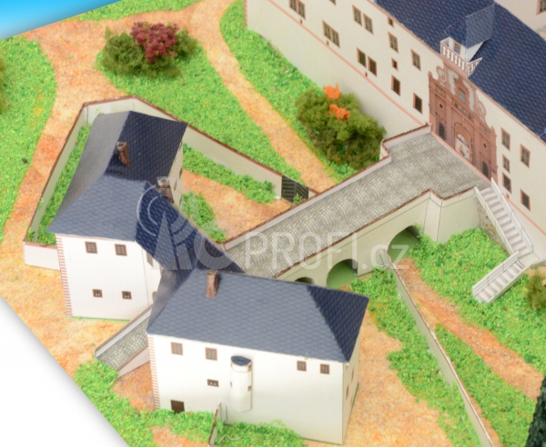Zámek Augustusburg - papírový model 1:300