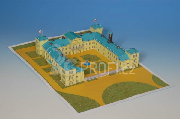 Zámek Kynžvart - papírový model 1:350